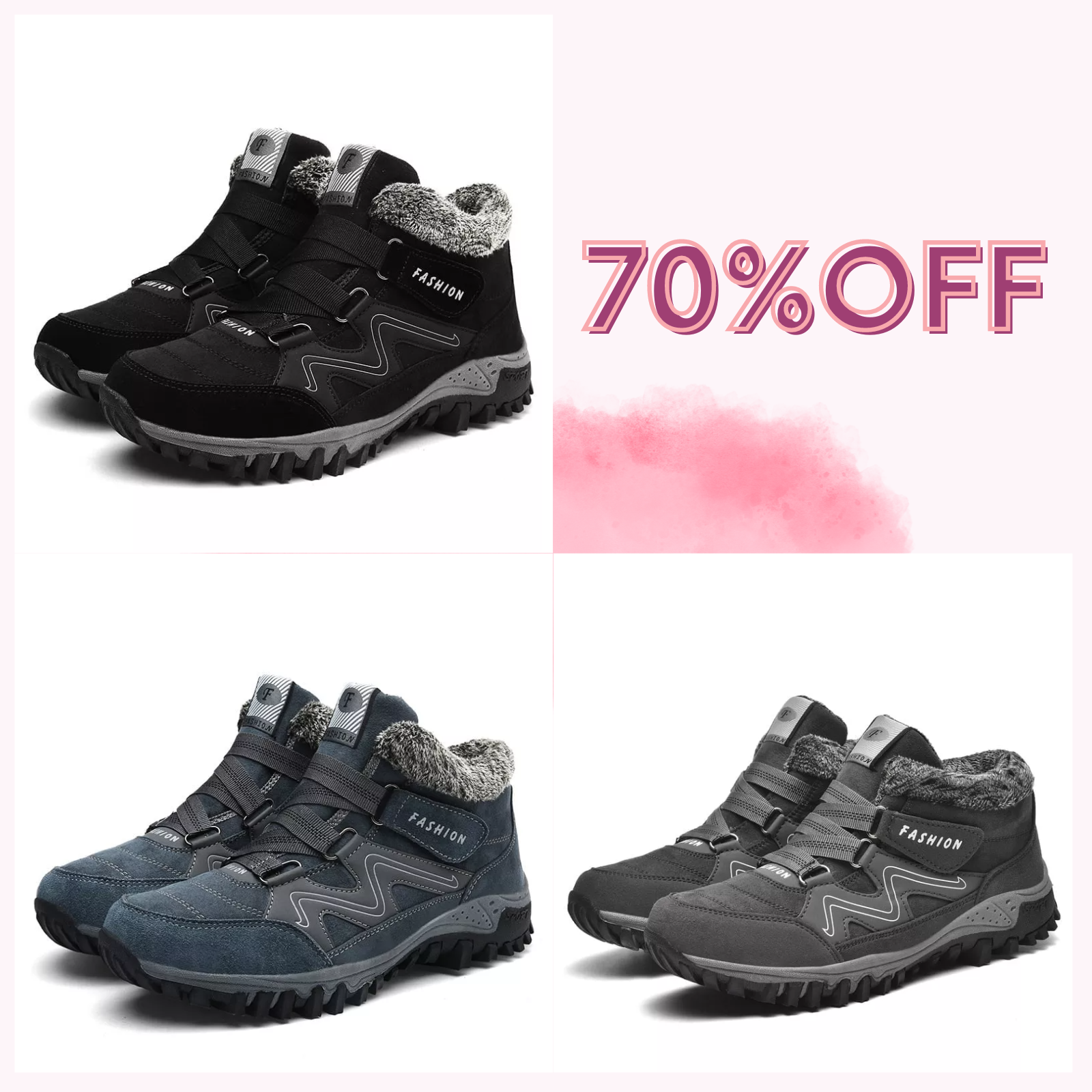 🎄Early Christmas Sale 70% OFF-Winter Thermal Boots