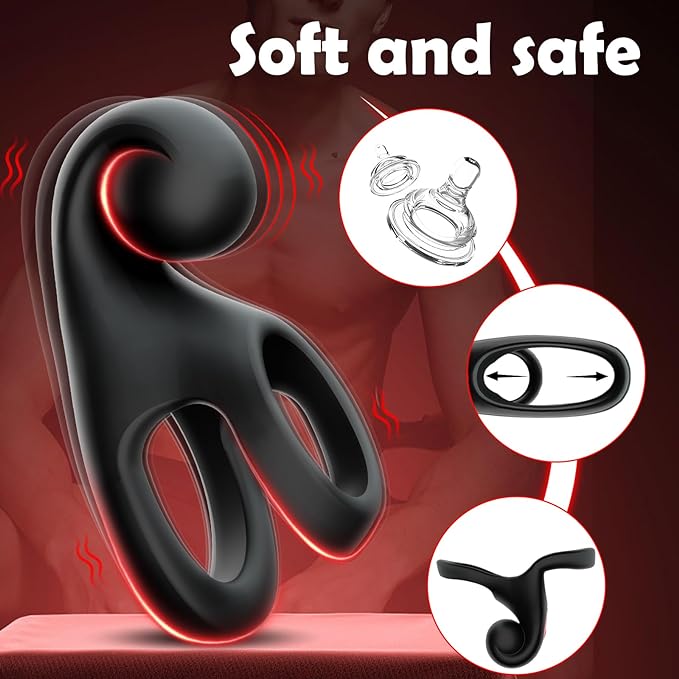 Special offer series for 2024😍- double vibrating cock ring