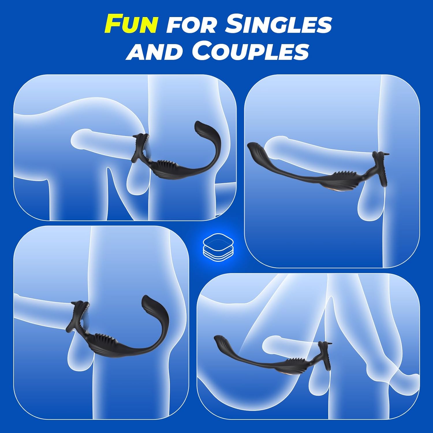 🔥Limited Time Offer on Couple Sets- 4 in 1 sex toy anal vibrator 