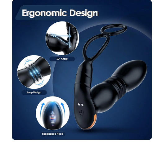 demon king-Vibrating Dual Stimulation prostate massagger