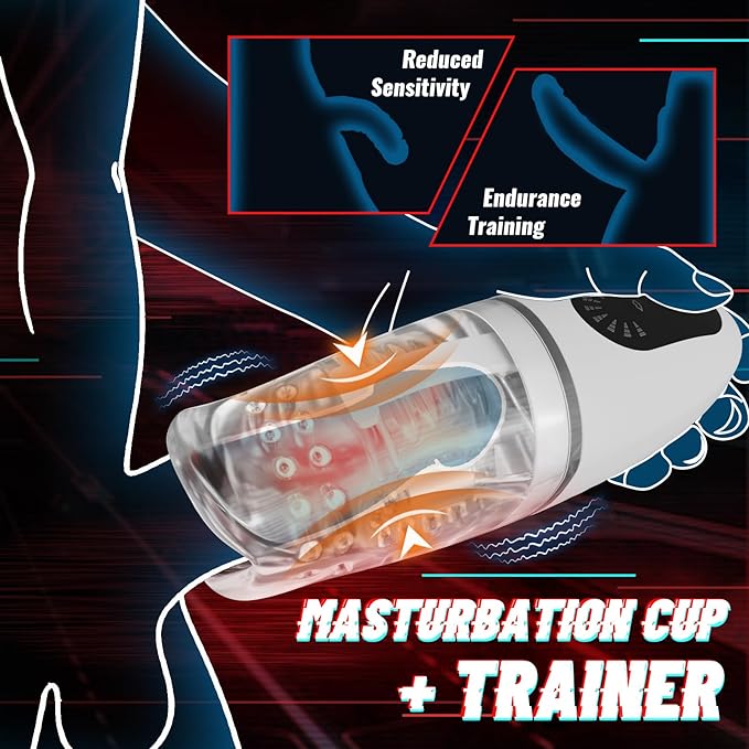 Ahri-Automatic Male Masturbator Oral Male Sex Toy