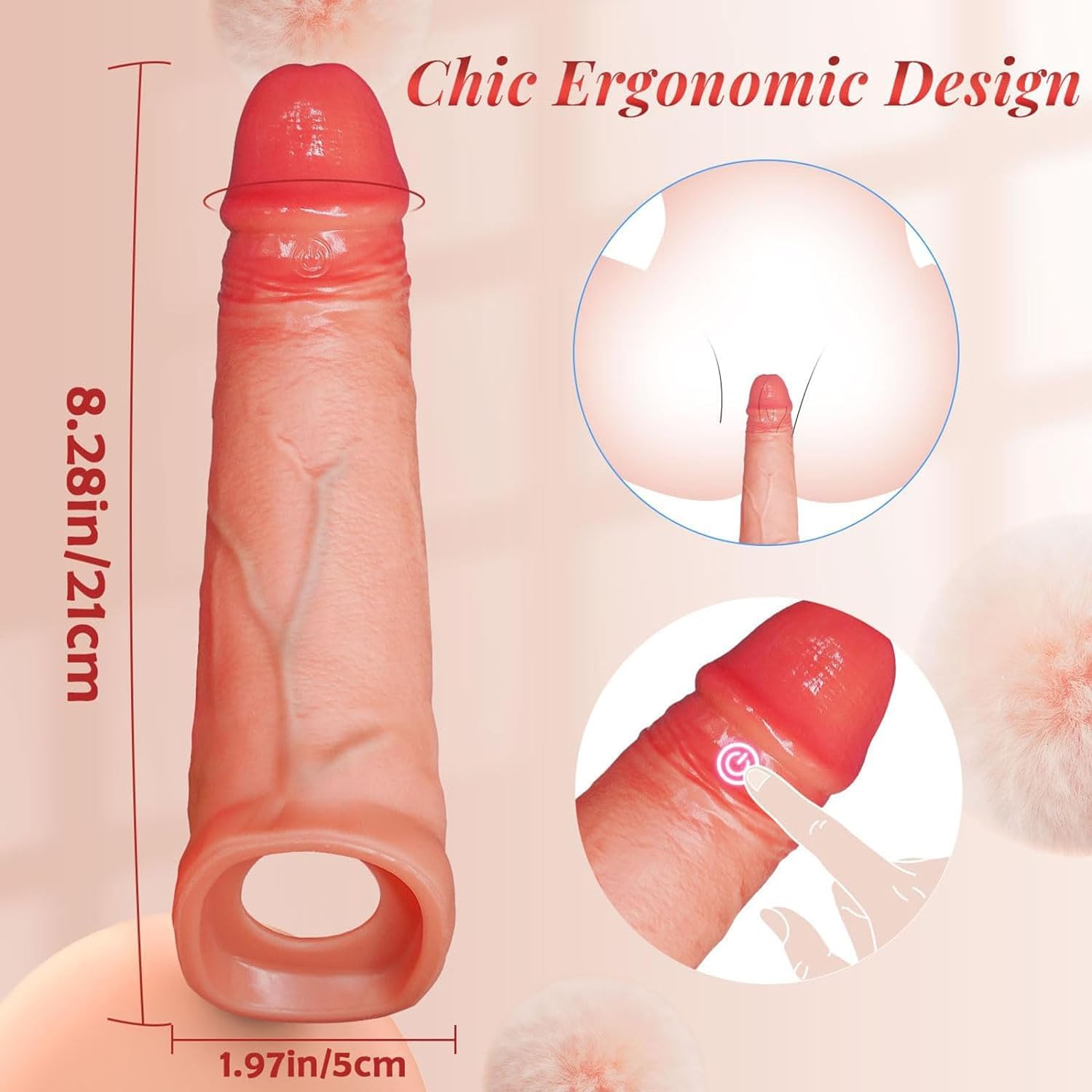 Special goddess series launched in summer-VIBRATING PENIS SLEEVE