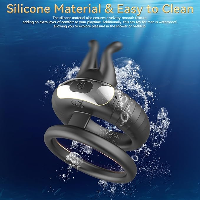 💥2024 latest popular styles at low prices-3 in 1 BEVIBO-Vibrating Cock Ring 