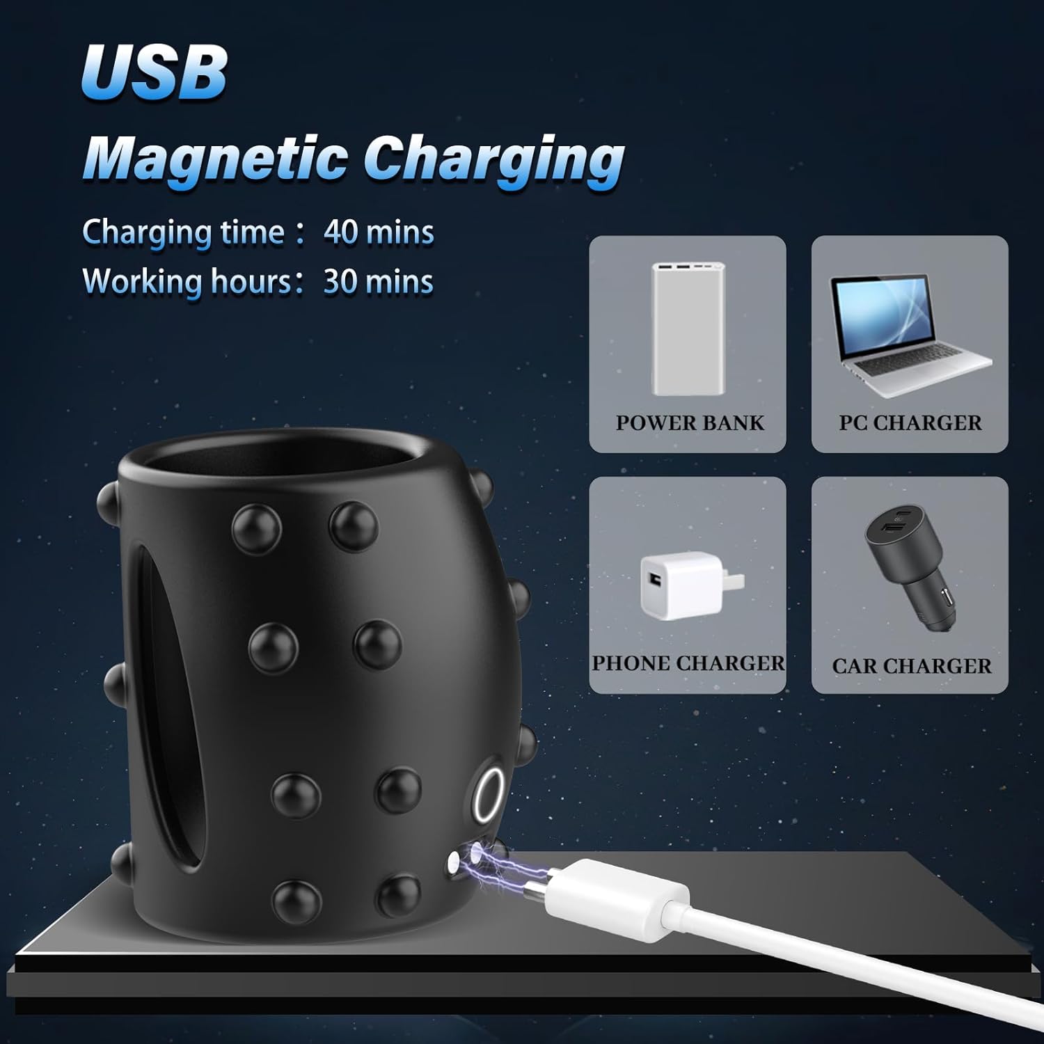 2024 Newly Upgrade Stimulator- Vibrating Penis Sleeve Cock Ring