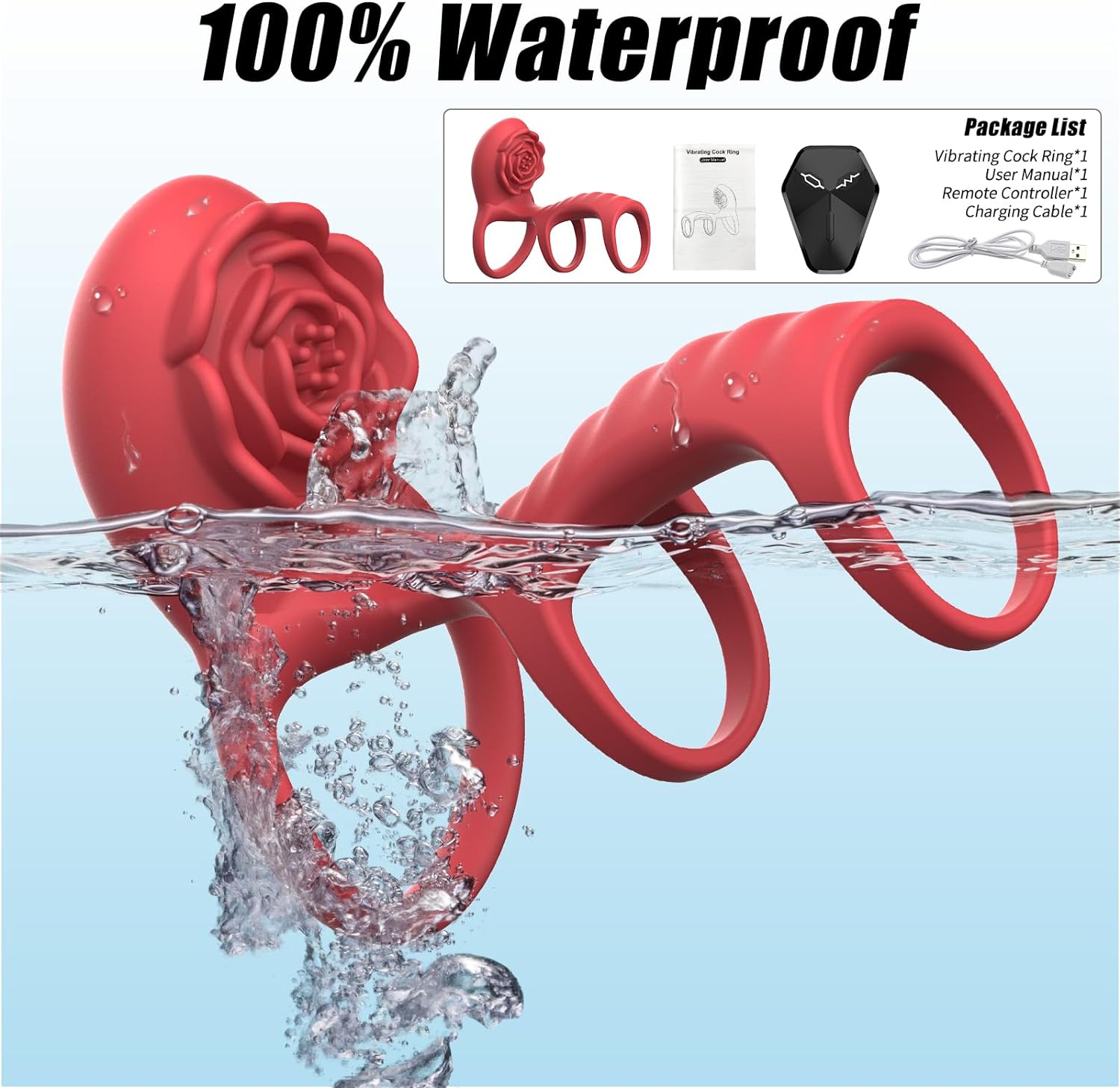 🔥Popular series specially launched-🌹multifunctional penis ring