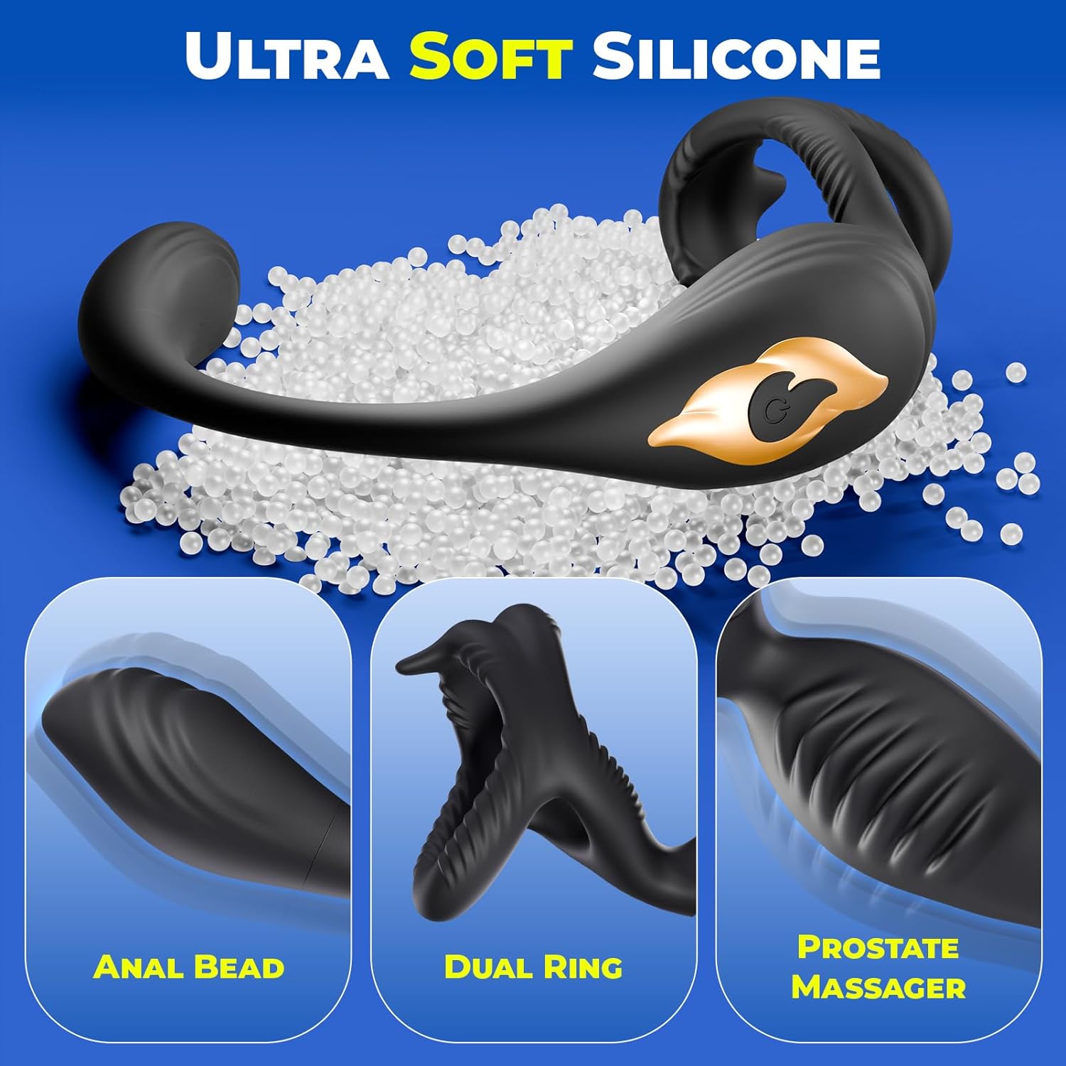 🔥Limited Time Offer on Couple Sets- 4 in 1 sex toy anal vibrator 