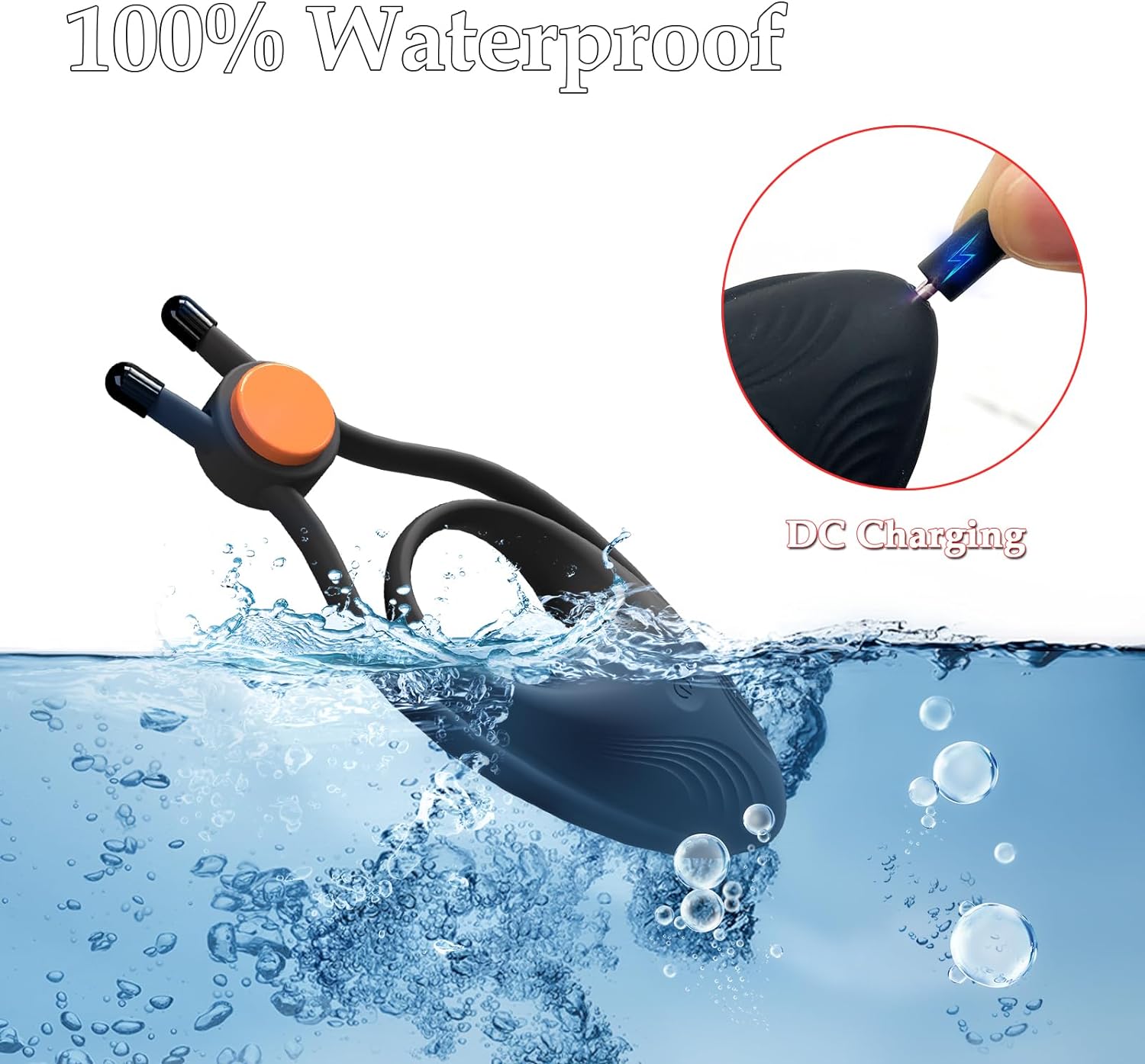 Latest Couple Series-3-in-1Adjustable Vibrating Cock Ring