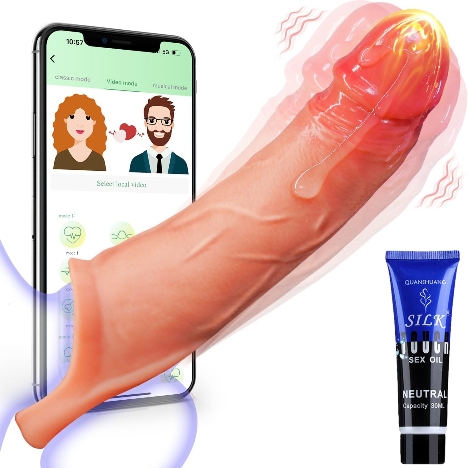 Special goddess series launched in summer-VIBRATING PENIS SLEEVE