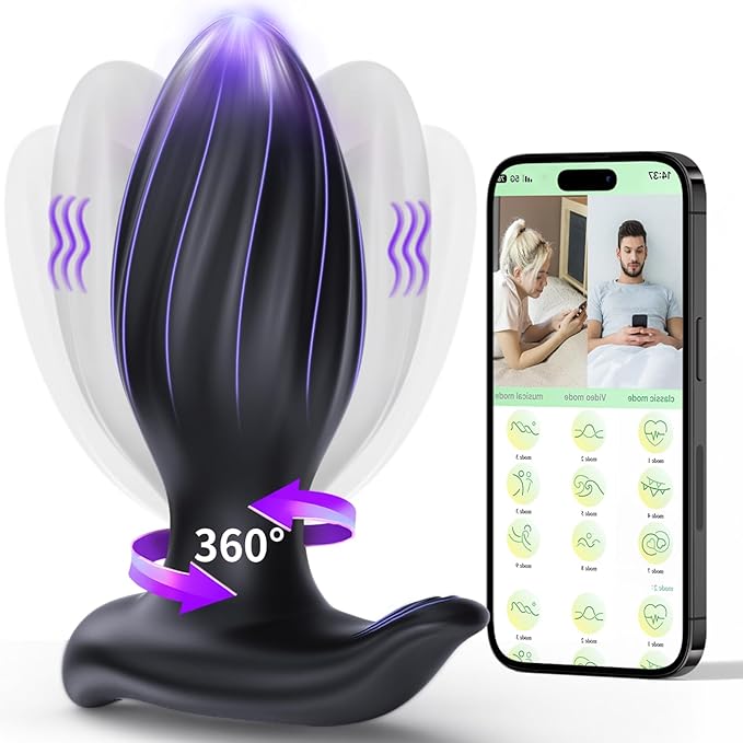 2024 Newly Upgraded Rotating Anal Vibrator Prostate Massager