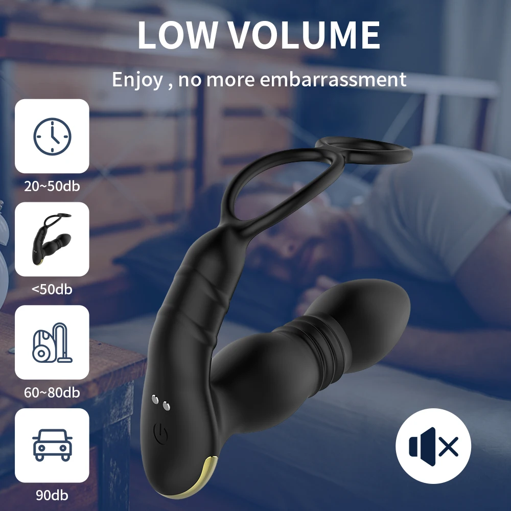 demon king-Vibrating Dual Stimulation prostate massagger