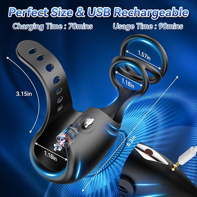 conquer your partner-3 in 1 Poppy  MALE SEX TOY 