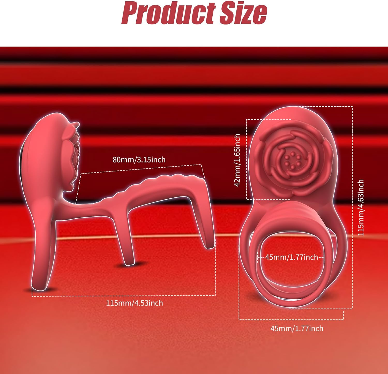 🔥Popular series specially launched-🌹multifunctional penis ring