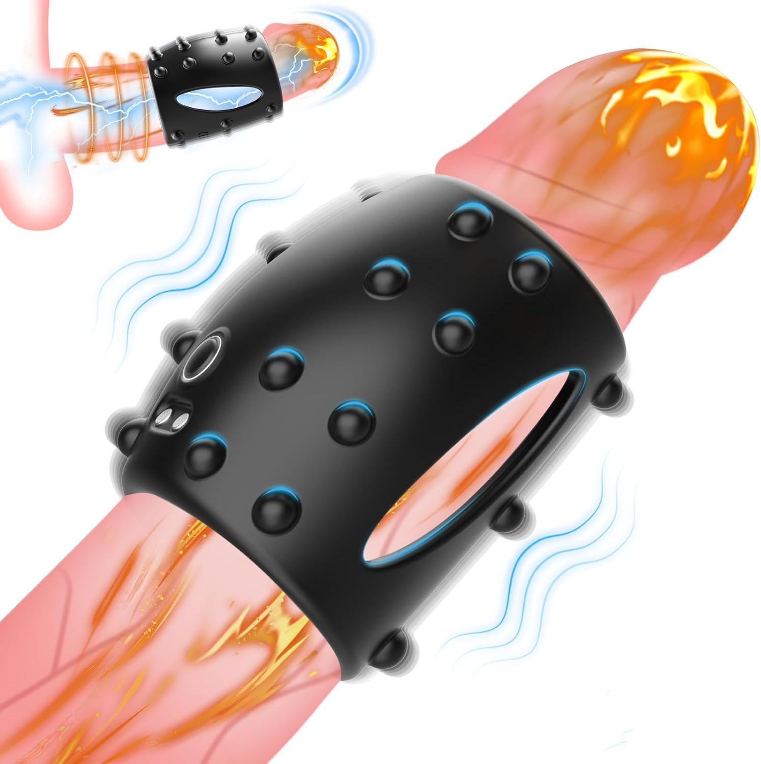 2024 Newly Upgrade Stimulator- Vibrating Penis Sleeve Cock Ring
