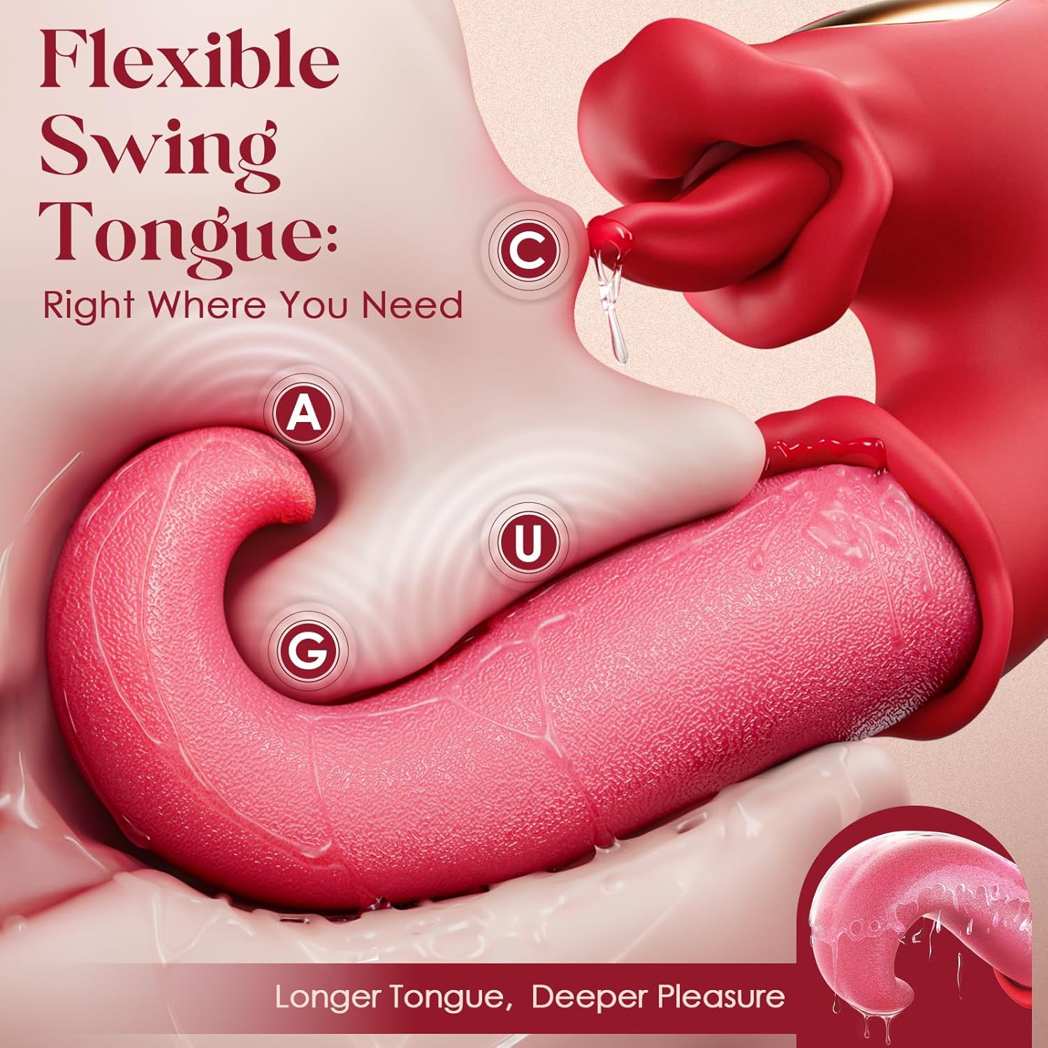 🔥🔥Summer Blowout Only $39.99-💋3 in 1 Powerful Tongue Vibrator 
