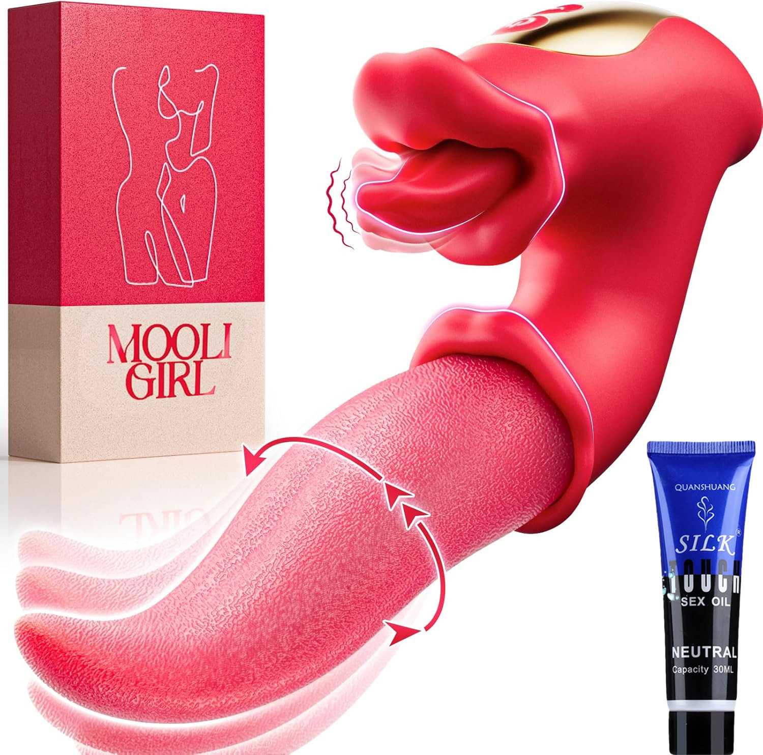 🔥🔥Summer Blowout Only $39.99-💋3 in 1 Powerful Tongue Vibrator 