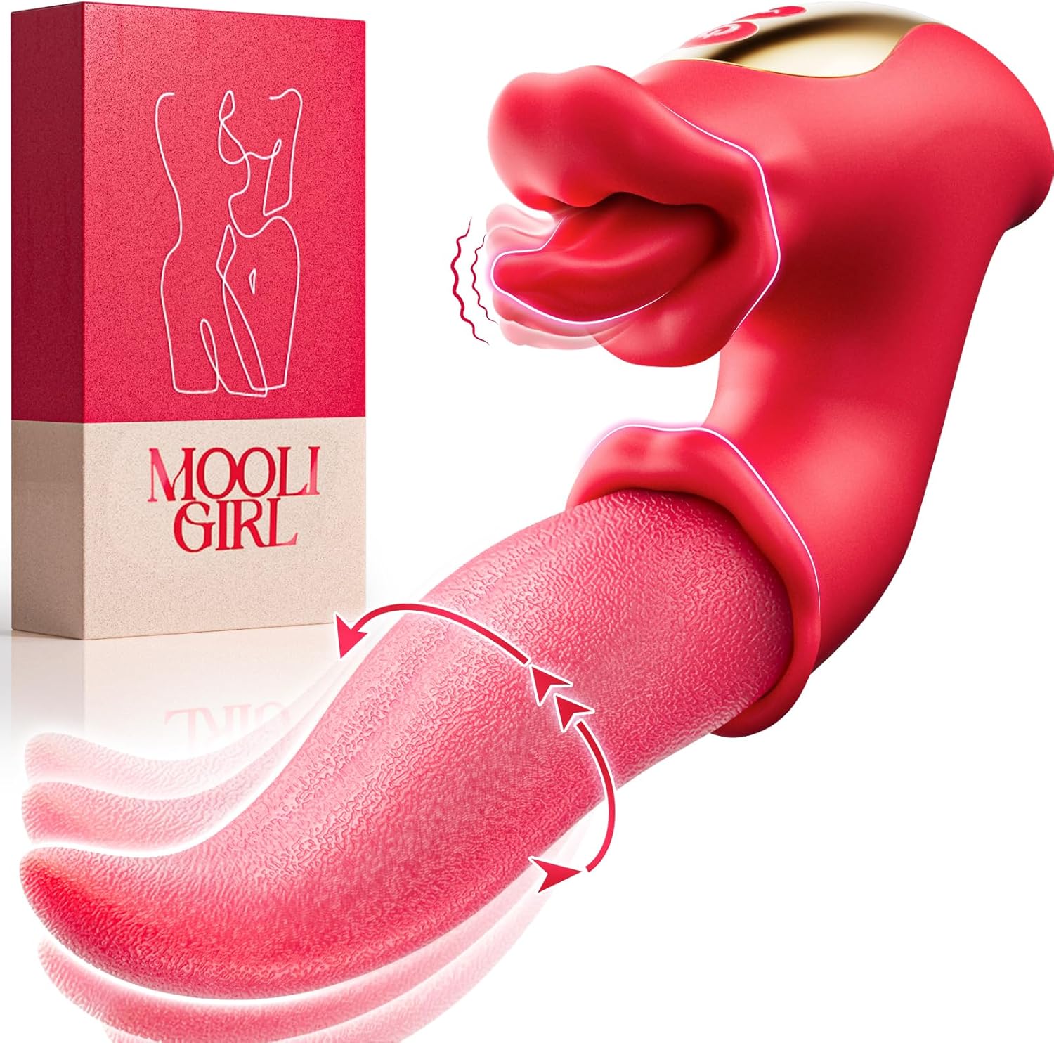 2025 Upgraded Realistic Tongue Sex Toy for Women-Blowjob King