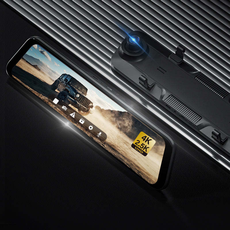 G900 4K+2.5K Touch Screen Parking Monitoring Dash Cam Smart Mirror