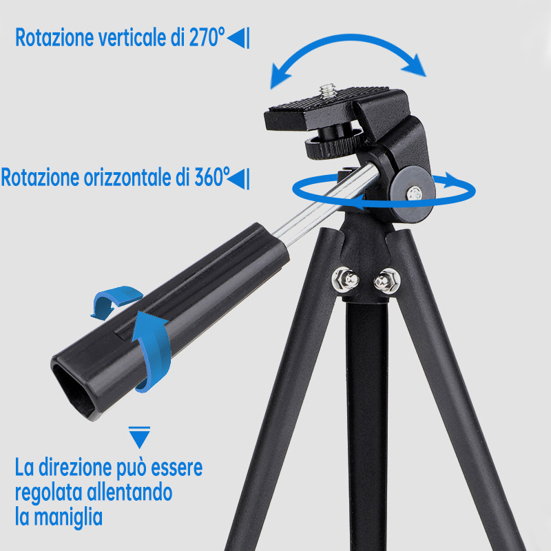 Treppiede per telescopio (30 cm, uso universale)