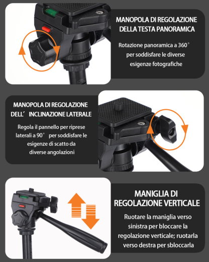 Treppiede per telescopio (estensibile fino a 150 cm, compatibile universalmente)