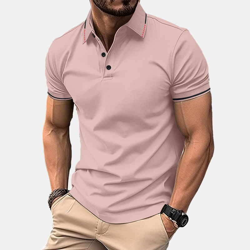 Men's Casual Short Sleeve Polo Shirt