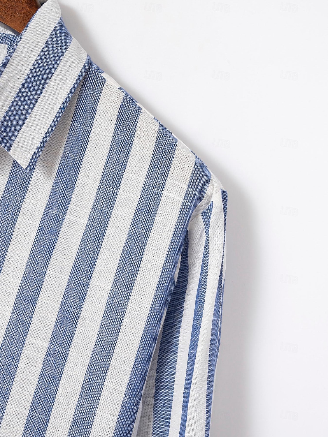 Men's Shirt Linen Shirt Summer Shirt Beach Shirt Cotton Linen Shirt Striped Shirts Striped Vacation Hawaiian Yellow Red Blue Green Long Sleeve Turndown Spring &  Fall Clothing Apparel Button-Down 2025 - $28.99 –P4
