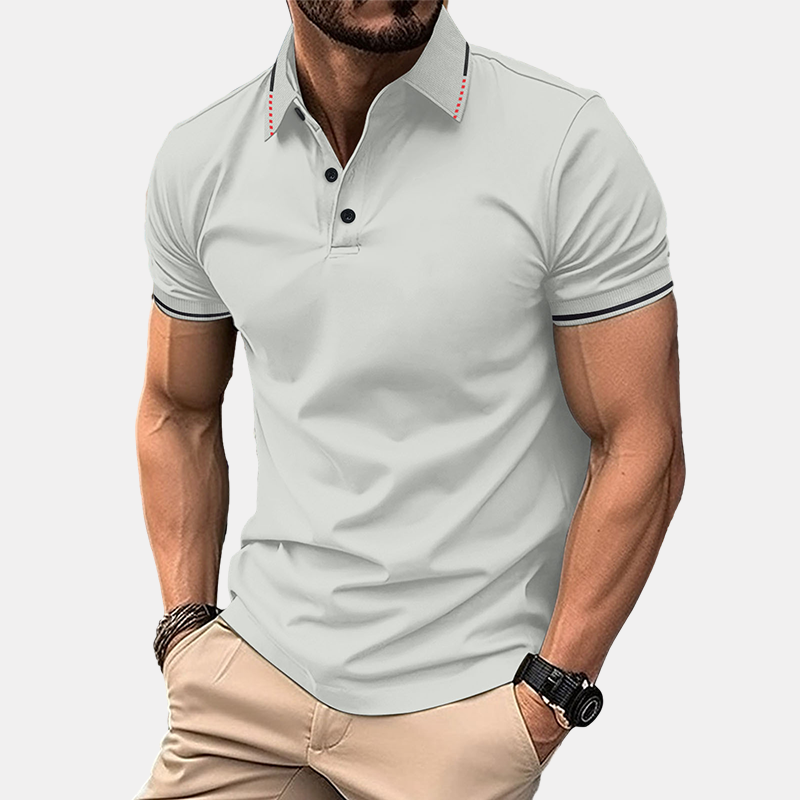 Men's Casual Short Sleeve Polo Shirt