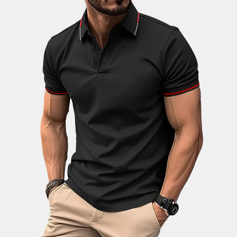 Men's Casual Short Sleeve Polo Shirt