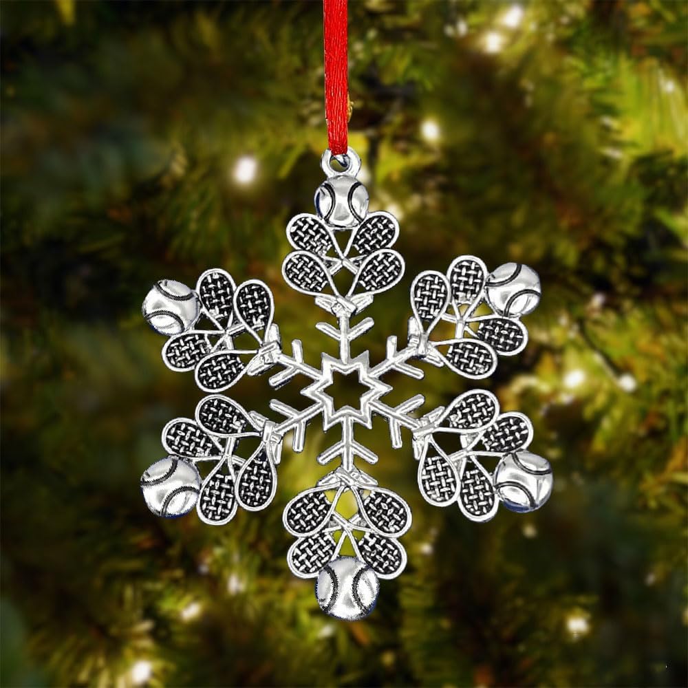 Soccer Snowflake Themed Ornament