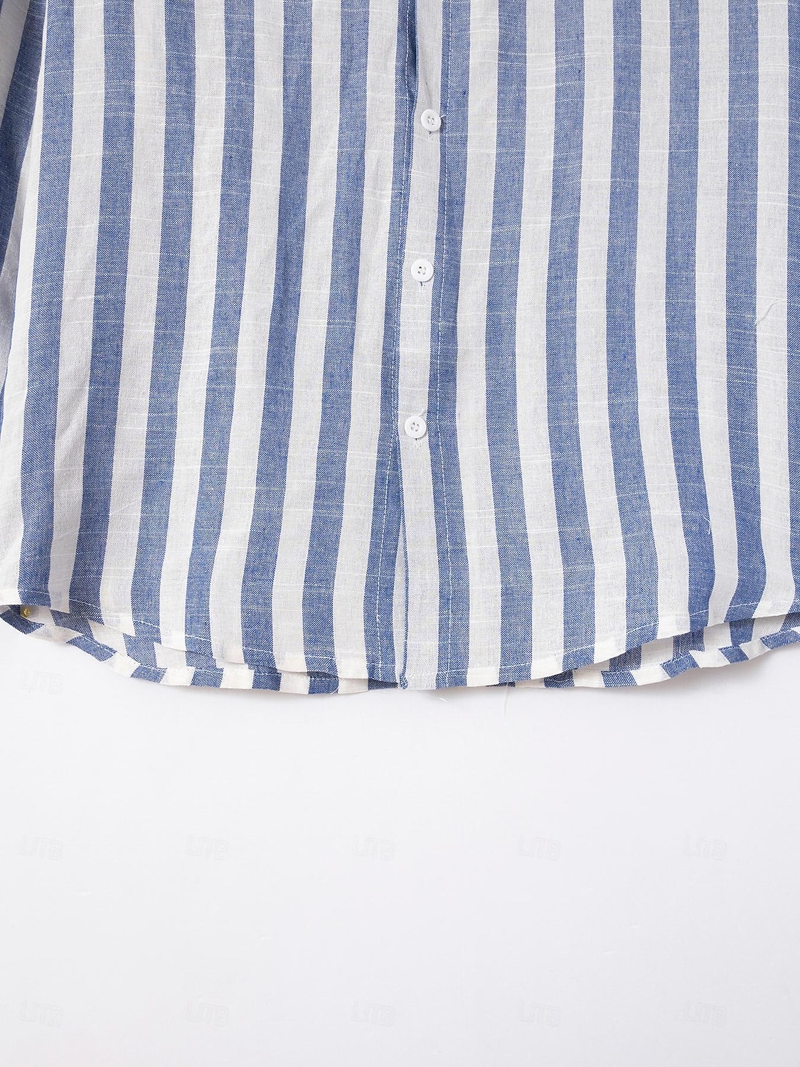 Men's Shirt Linen Shirt Summer Shirt Beach Shirt Cotton Linen Shirt Striped Shirts Striped Vacation Hawaiian Yellow Red Blue Green Long Sleeve Turndown Spring &  Fall Clothing Apparel Button-Down 2025 - $28.99 –P6
