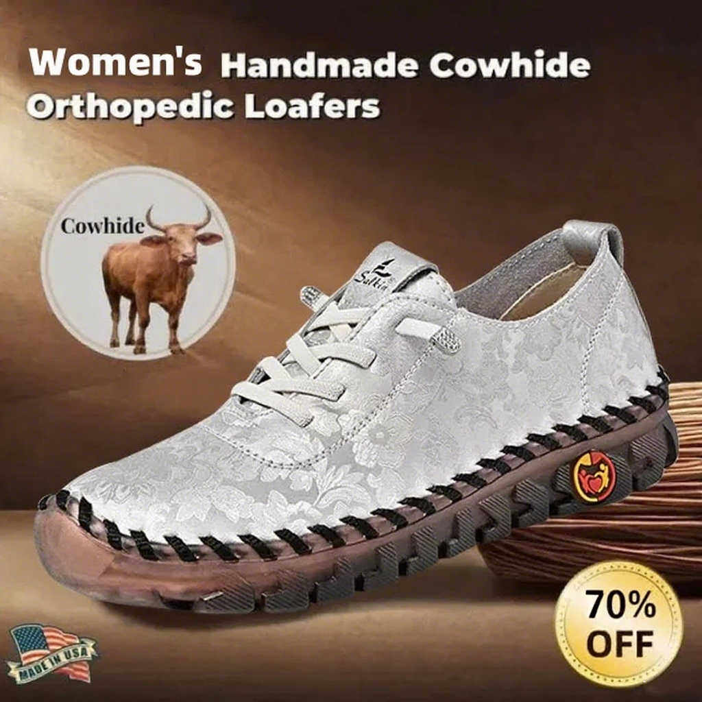 Women's Comfortable Non-slip Orthopedic Tendon Soft Sole Walking Shoes