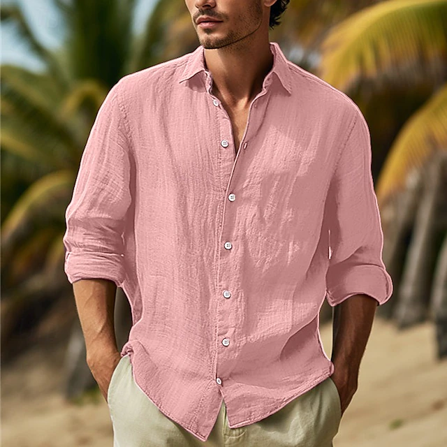 49% OFF🔥Men's Shirt Cotton Linen Summer Shirt