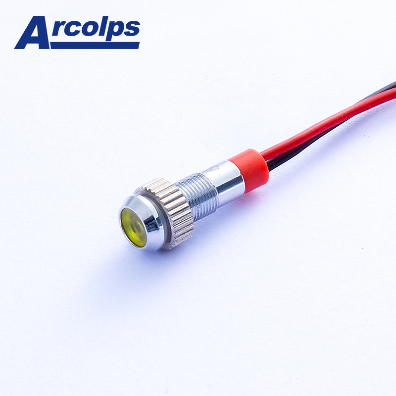 ARCOLPS 6mm Wear-resistant Led Lighting With Wires Mental Indicators