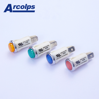 High Temperature Resistance Plastic Led Multifunction Indicator Light