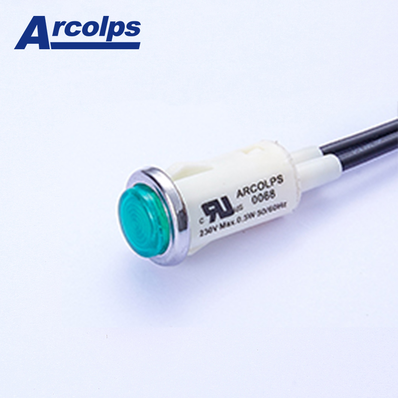 High Temperature Resistance Plastic Led Multifunction Indicator Light