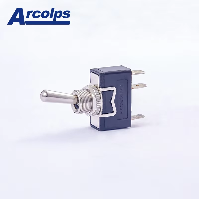 Toggle Switch DPDT On-Off-On IP67 Waterproof Metal Lever Switch