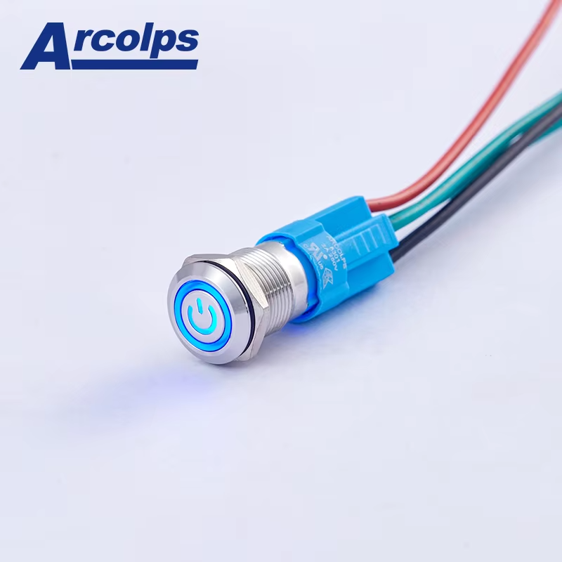ARCOLPS 12 MM Metal Push Button Switch