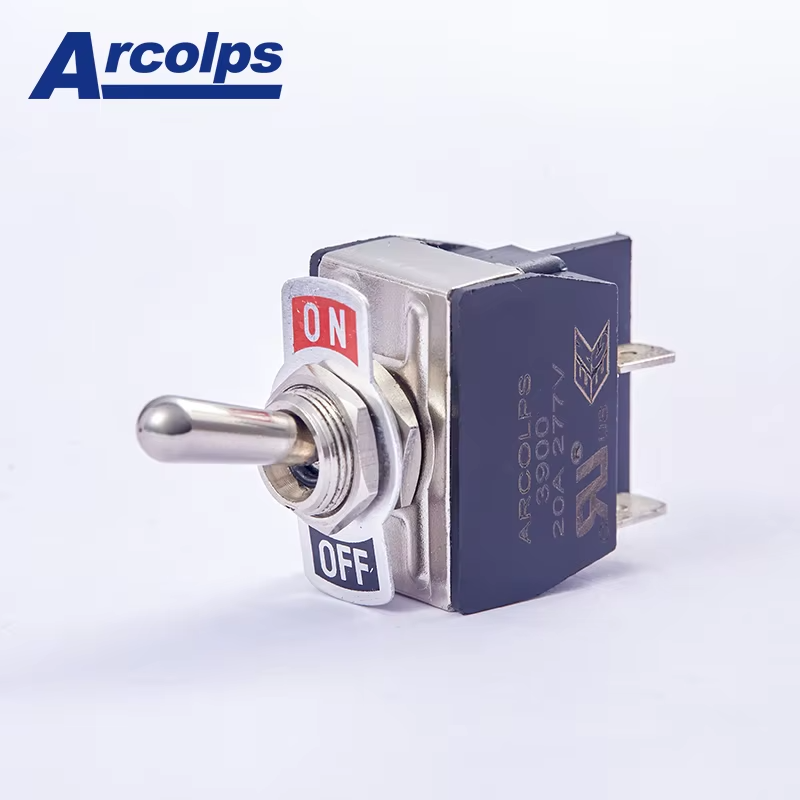 Toggle Switch DPDT On-Off-On IP67 Waterproof Metal Lever Switch