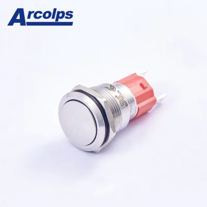 19mm 10A High Current Waterproof Metal Push Button Switch