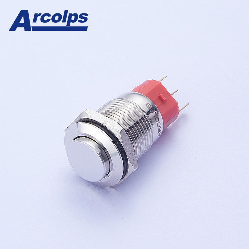 Arcolps 16mm Mental Push Button Switch