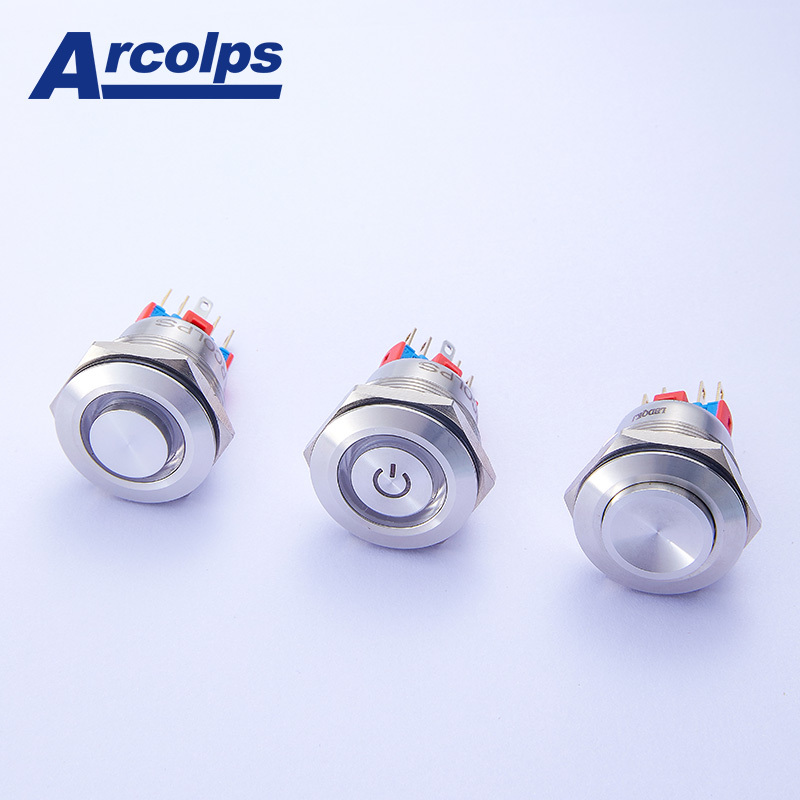 ARCOLPS 25 MM Metal Push Button Switch