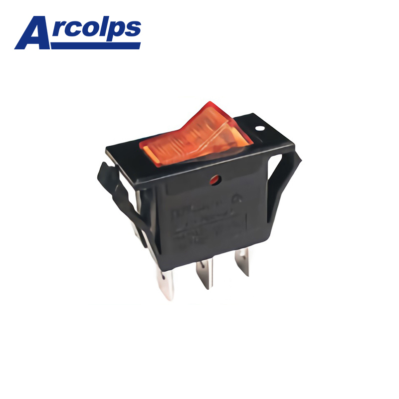 ARCOLPS One-Stop High-Lifespan Wear-Resistant Mini Boat-Type Rocker Switch