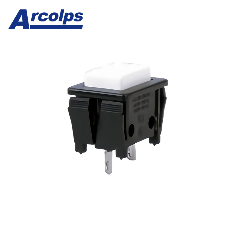 ARCOLPS High-Temperature Plastic Power Switch Multifunctional Square Push Button Switch