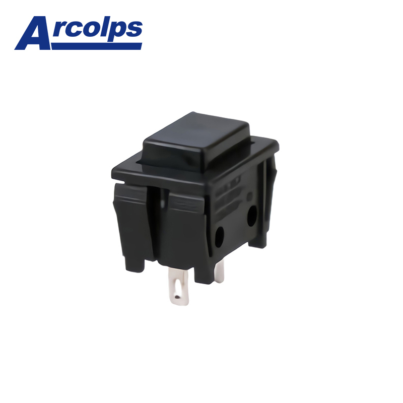 ARCOLPS High-Temperature Plastic Power Switch Multifunctional Square Push Button Switch