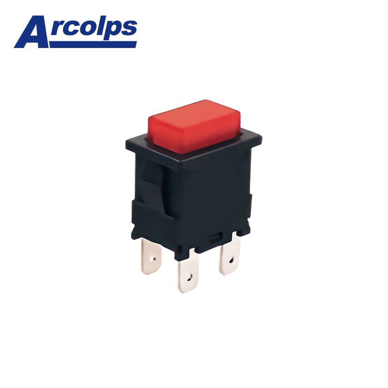 ARCOLPS Durable Plastic Enclosure Square Power Push Button Switch