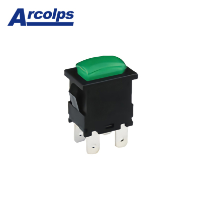 ARCOLPS Durable Plastic Enclosure Square Power Push Button Switch