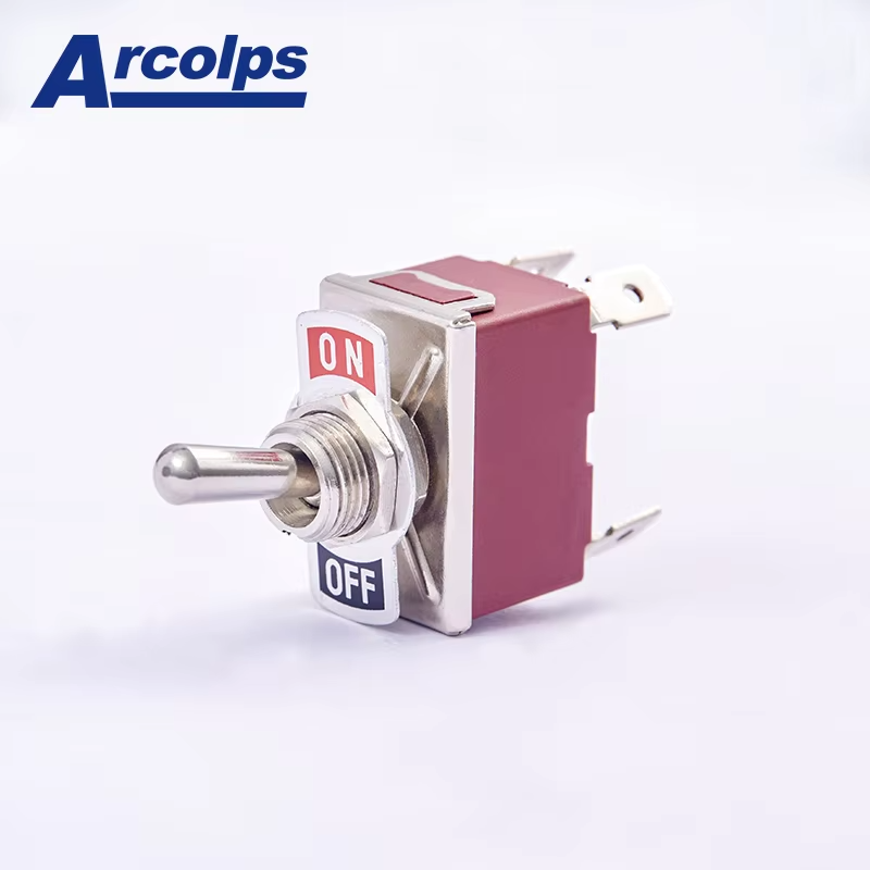 Toggle Switch DPDT On-Off-On IP67 Waterproof Metal Lever Switch