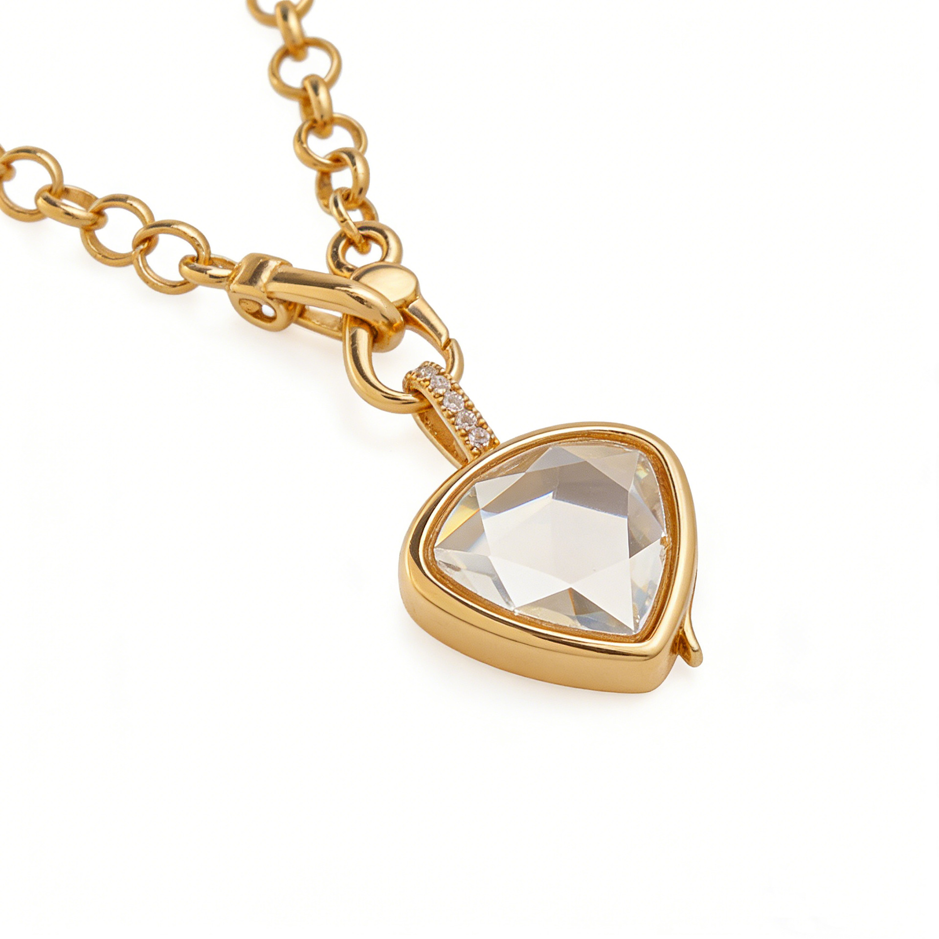 Personalized Floating Glass Locket Necklace - Custom DIY Charm Pendant with CZ Initials & Mini Charms