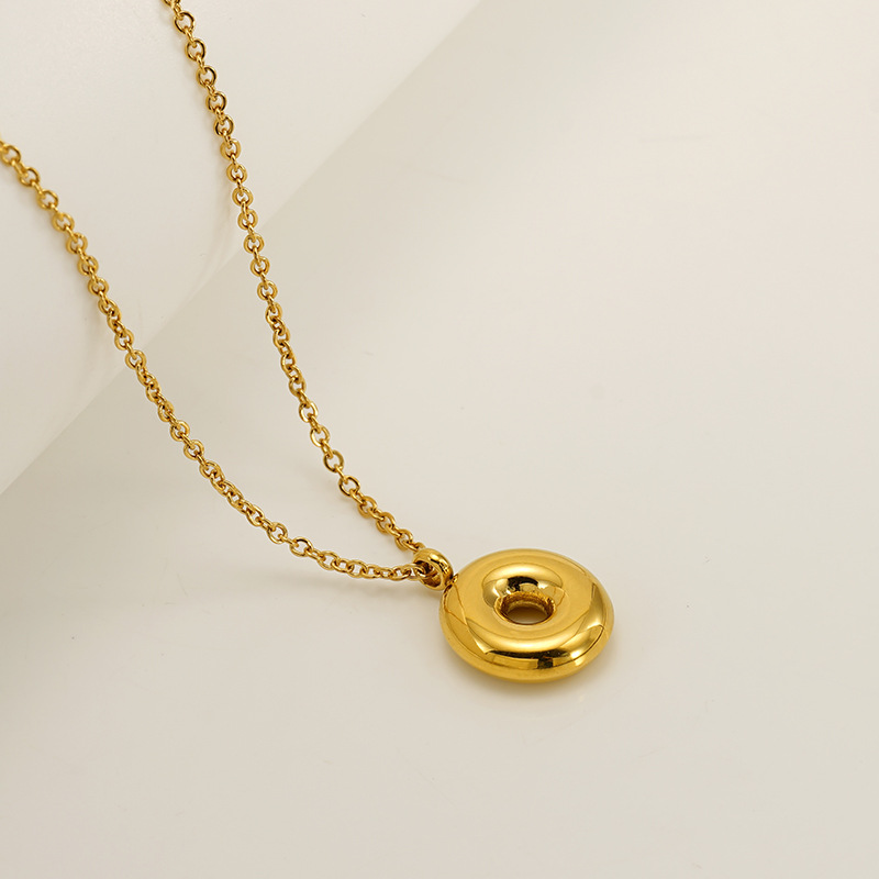 Handcrafted 3D Bubble Initial Necklace – Artisan Puffy Letter Pendant (Free Chain Included)