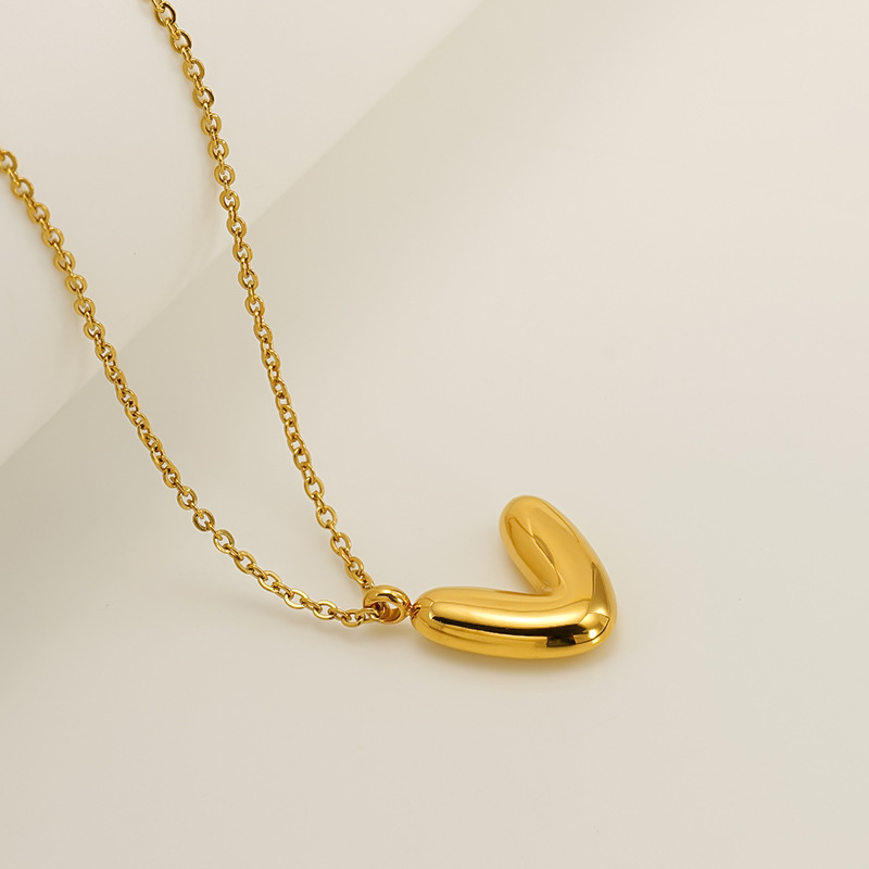 Handcrafted 3D Bubble Initial Necklace – Artisan Puffy Letter Pendant (Free Chain Included)