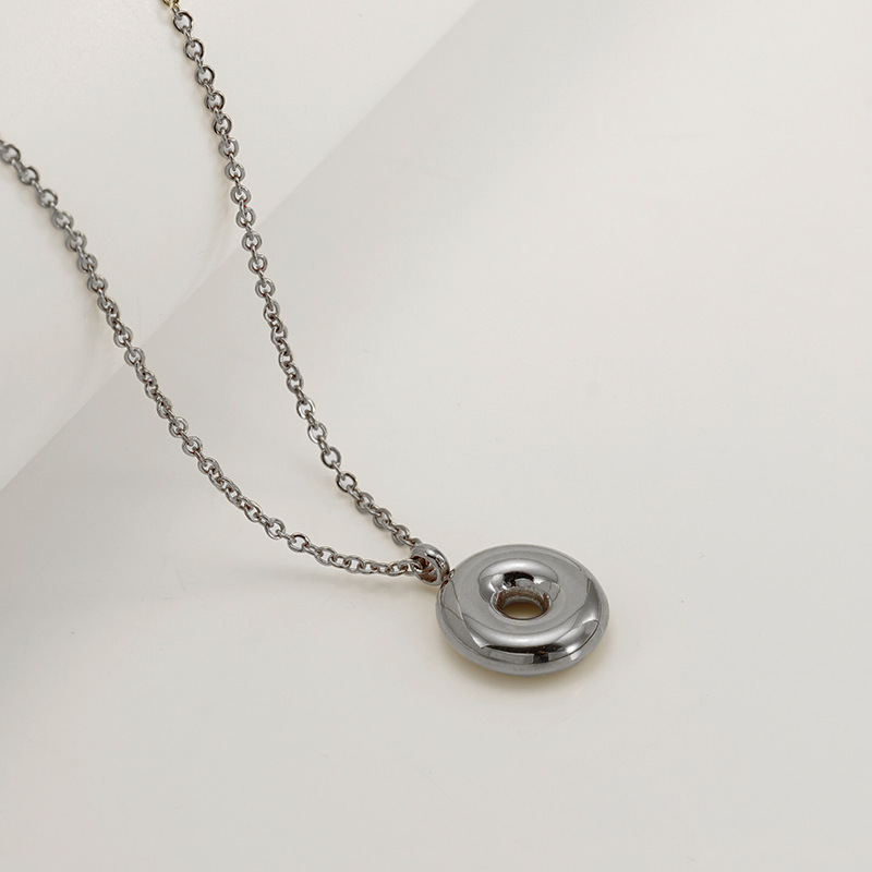 Handcrafted 3D Bubble Initial Necklace – Artisan Puffy Letter Pendant (Free Chain Included)